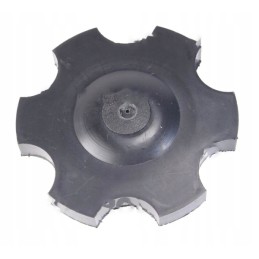 Plastikinis kuro bako dangtelis su senu sriegiu