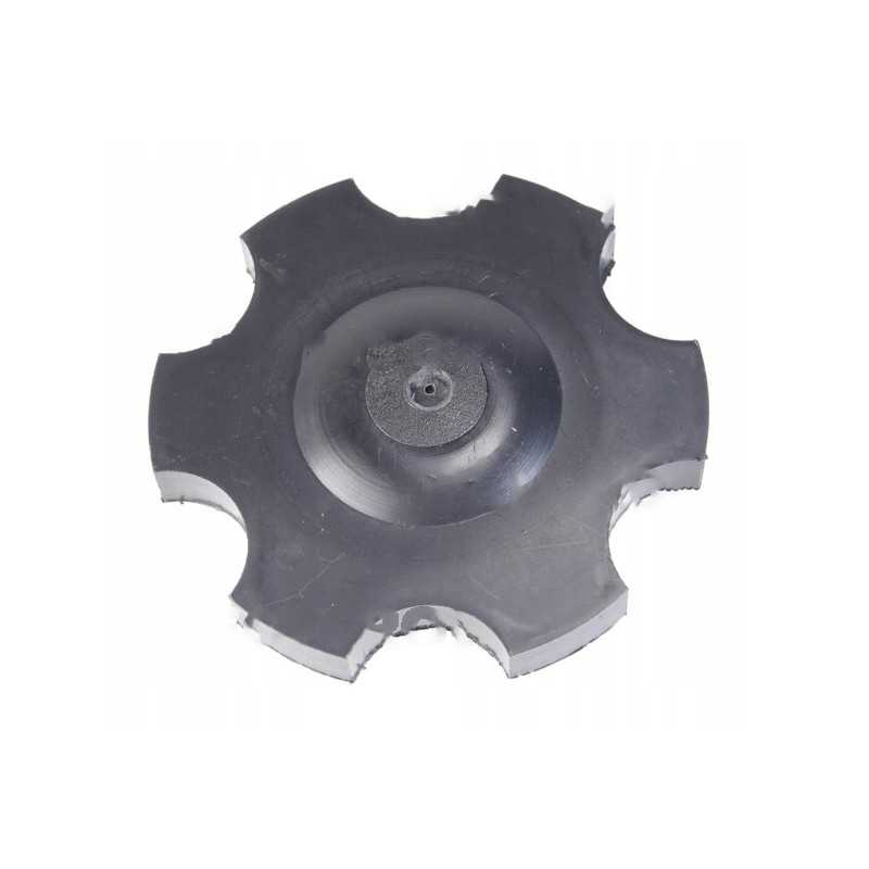 Plastikinis kuro bako dangtelis su senu sriegiu