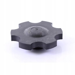 Plastikinis kuro bako dangtelis su senu sriegiu