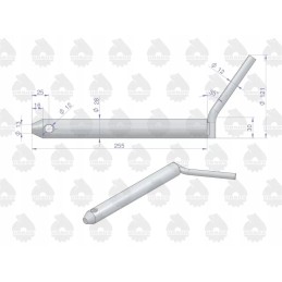 Apatinis kablio rėmo kaištis c 330 c 360 originalus