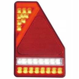Galinis žibintas su trikampiu, 45LED, dešinysis traktorius
