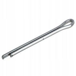 Tiesus kaištis 4mm dl 50mm, cinkuotas, 1 vnt