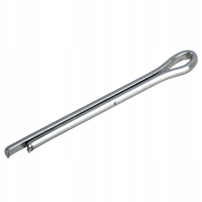 Tiesus kaištis 4mm dl 50mm, cinkuotas, 1 vnt