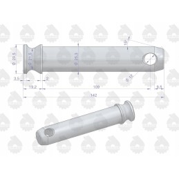Centrinės jungties kaištis mf3 mf4 originalus