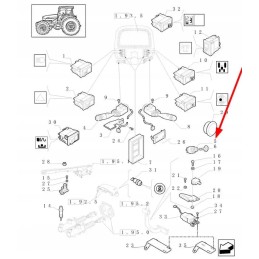 87523122 cnh uždegimo jungiklis