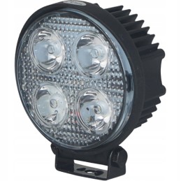 Apvali halogeninė darbo lempa 4 LED 9 32v 2800lm