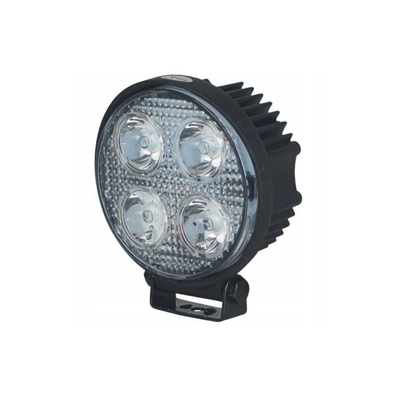 Apvali halogeninė darbo lempa 4 LED 9 32v 2800lm