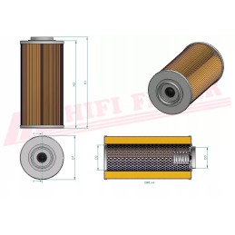 Hidraulinės alyvos filtras hifi filtras sh 65016
