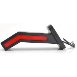 LED priekinis ir galinis gabaritinis žibintas ir kairysis gabaritinis žibintas