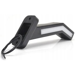 LED priekinis ir galinis gabaritinis žibintas ir kairysis gabaritinis žibintas