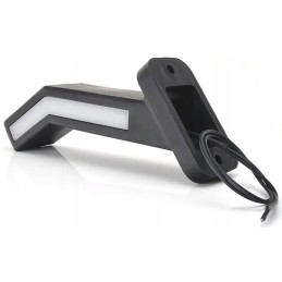 Priekinis, galinis ir dešinysis kairės pusės gabaritinis žibintas