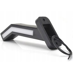 Priekinis, galinis ir dešinysis kairės pusės gabaritinis žibintas