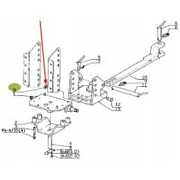 7703034022 kablio galvutės veržlė