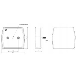 LED gabaritinė lemputė su posūkio signalu 12v ft 225
