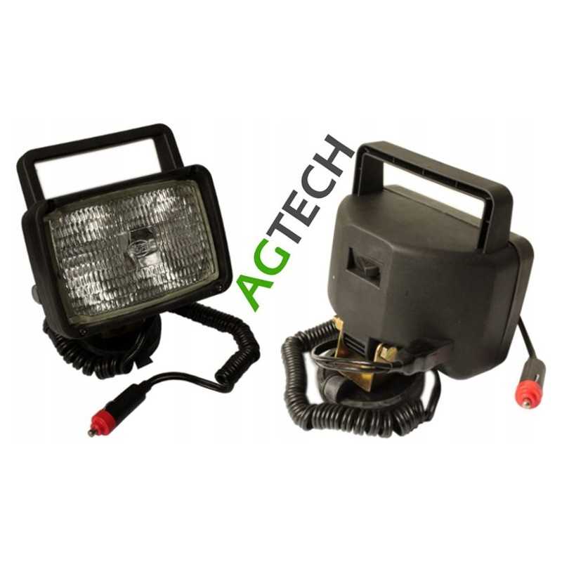 Haloghen dviguba darbinė lempa 12v su magnetu