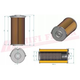 Hidraulinės alyvos filtras hifi filtras sh 74142