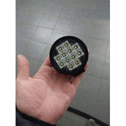 Darbo lempa 12LED potvynio jungiklis 12 24v 1800lm