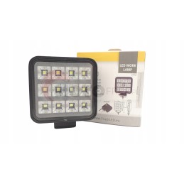 Darbo lempa 12LED potvynio jungiklis 12 24v 1800lm