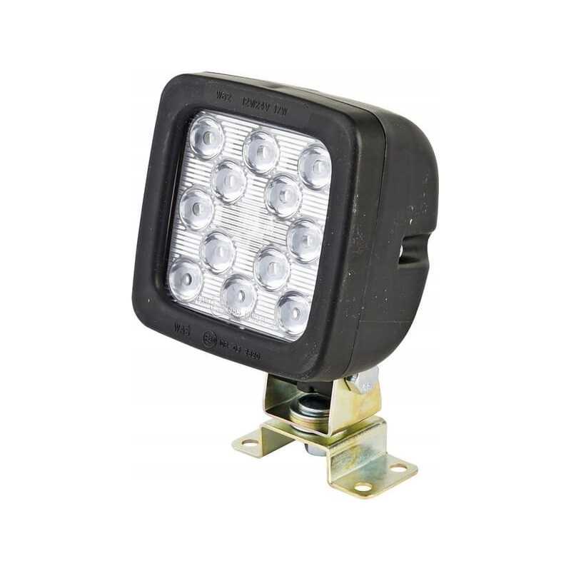 Kvadratinė LED darbo lempa 1750 lm 12 35v skaidri