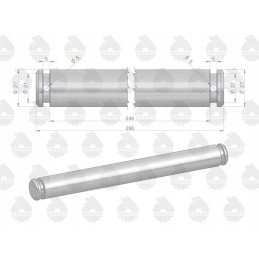 Rėmo pakabos kaištis C 360 originalus Ursus