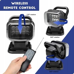 Darbo šviesos nuotolinio valdymo pultas 50w dc 12v