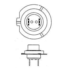 Halogeninė lemputė h7 12v 55w px26d safra