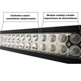 LED reflektorinės lempos šviesos juosta pailga 240w 105cm