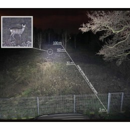 LED reflektorinės lempos šviesos juosta pailga 240w 105cm
