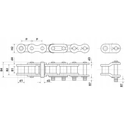 Grandinė asa60 1 1836104m91