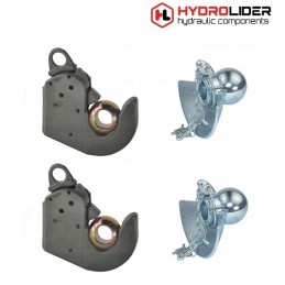 2 CBM II Cat kabliukų komplektas su rutuliais 56x28 traktoriui