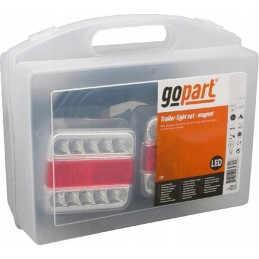 LED galinių žibintų komplektas su magnetu 12m 12v LA212351