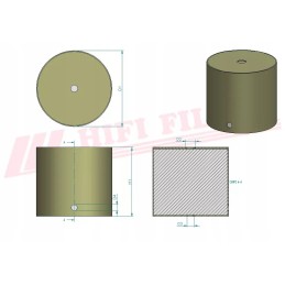 Hidraulinės alyvos filtras hifi filtras sh 60125