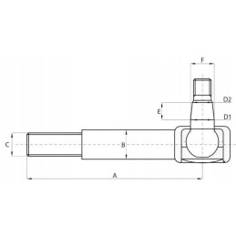 Kairysis vairo traukės galas New Holland