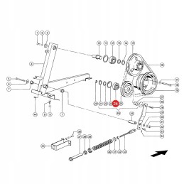 Rutulinis guolis claas 238322 0 fag 63062rs
